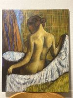 Original Ölgemälde - Weiblicher Akt - Degas Stil, Top!