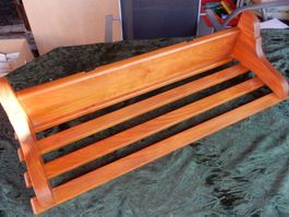 60ER JAHRE VINTAGE HUTABLAGE ( WANDGARDEROBE )