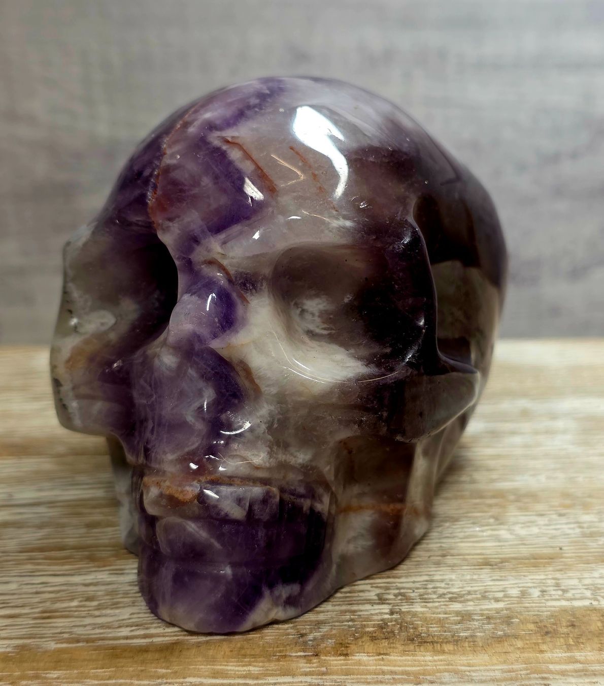 Minerali & Pietre curative: Top Amethyst Schädel 747g – Nuovo e nell'imballaggio originale da Matzingen venduto da Shay_Crystalz 1