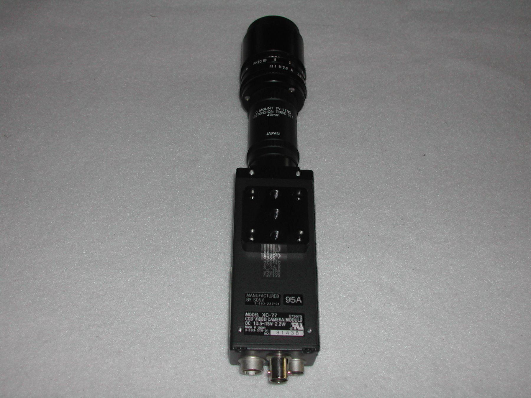 Fotocamera: CCD-Video-Kamera XC-77 mit Objektiv – Nuovo (secondo la descrizione) da Trun venduto da Romi066
