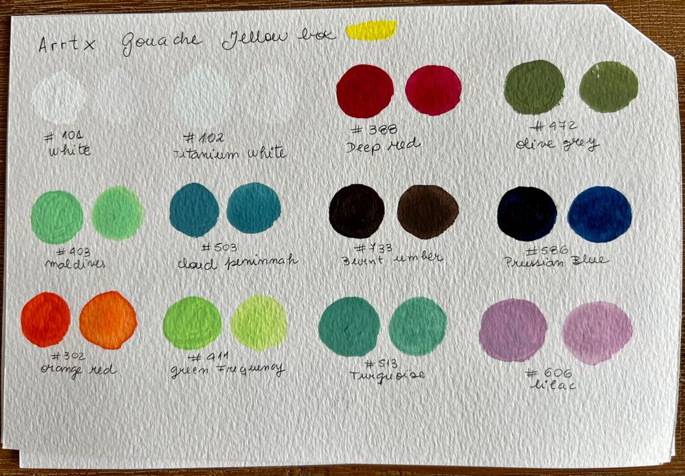 Arrtx HIMI Gouache 18 Farben x 30 ml Set Kaufen auf Ricardo