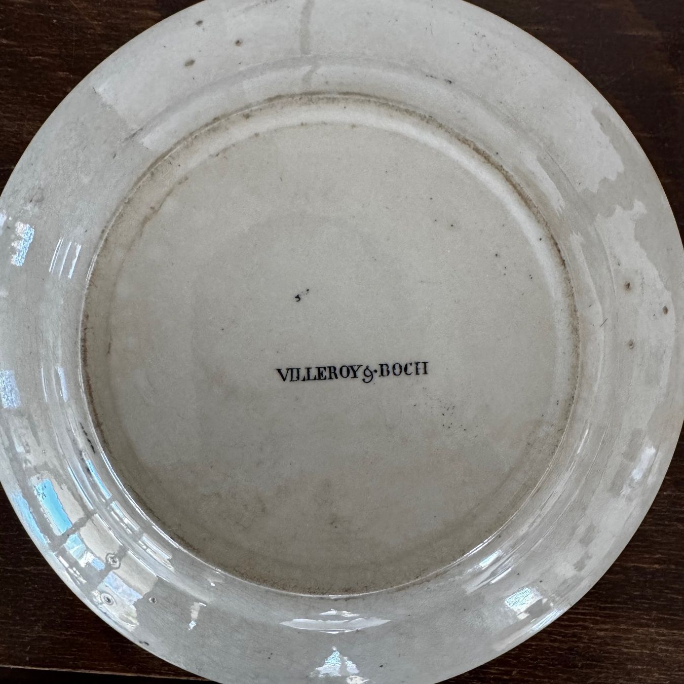Villeroy & Boch Teller: Antike Villeroy & Boch Teller mit Stadtmotiven - 3 Set – Gebraucht aus Zug von Mirare9 6