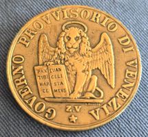 Münze 5 Centesimi 1849 Venedig guter Zustand
