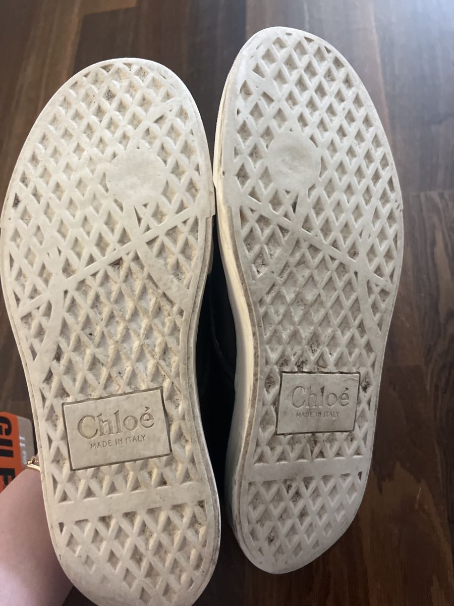Chloé Scarpe da donna: Chloe Black Gold Studded Slip-ons size 40 – Usato da Zürich venduto da tan_8nxr 3