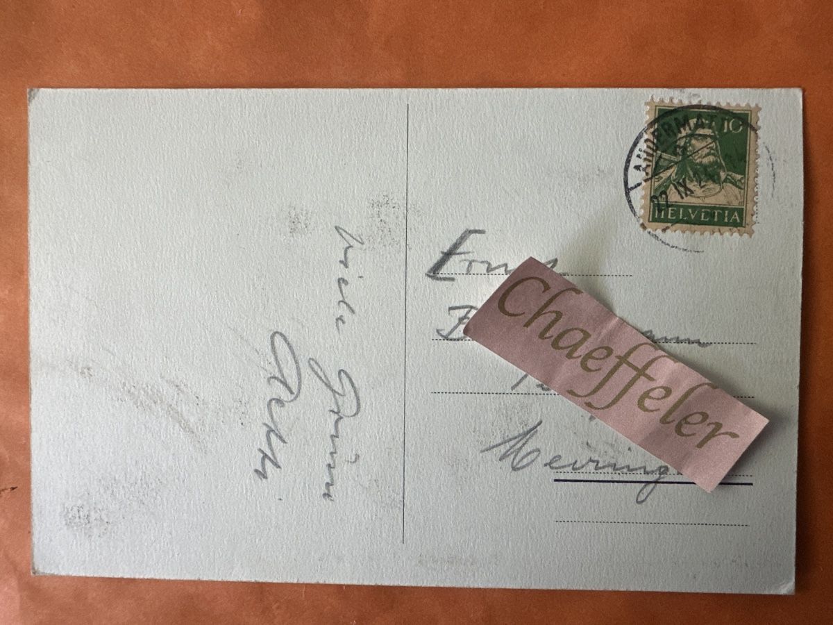 Cartoline postali: 1924 Andermatt - Kriegskaserne – Usato da Zürich venduto da Chaeffeler 1