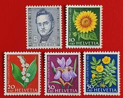 PRO JUVENTUTE SATZ 188 - 192 1961** POSTFRISCH