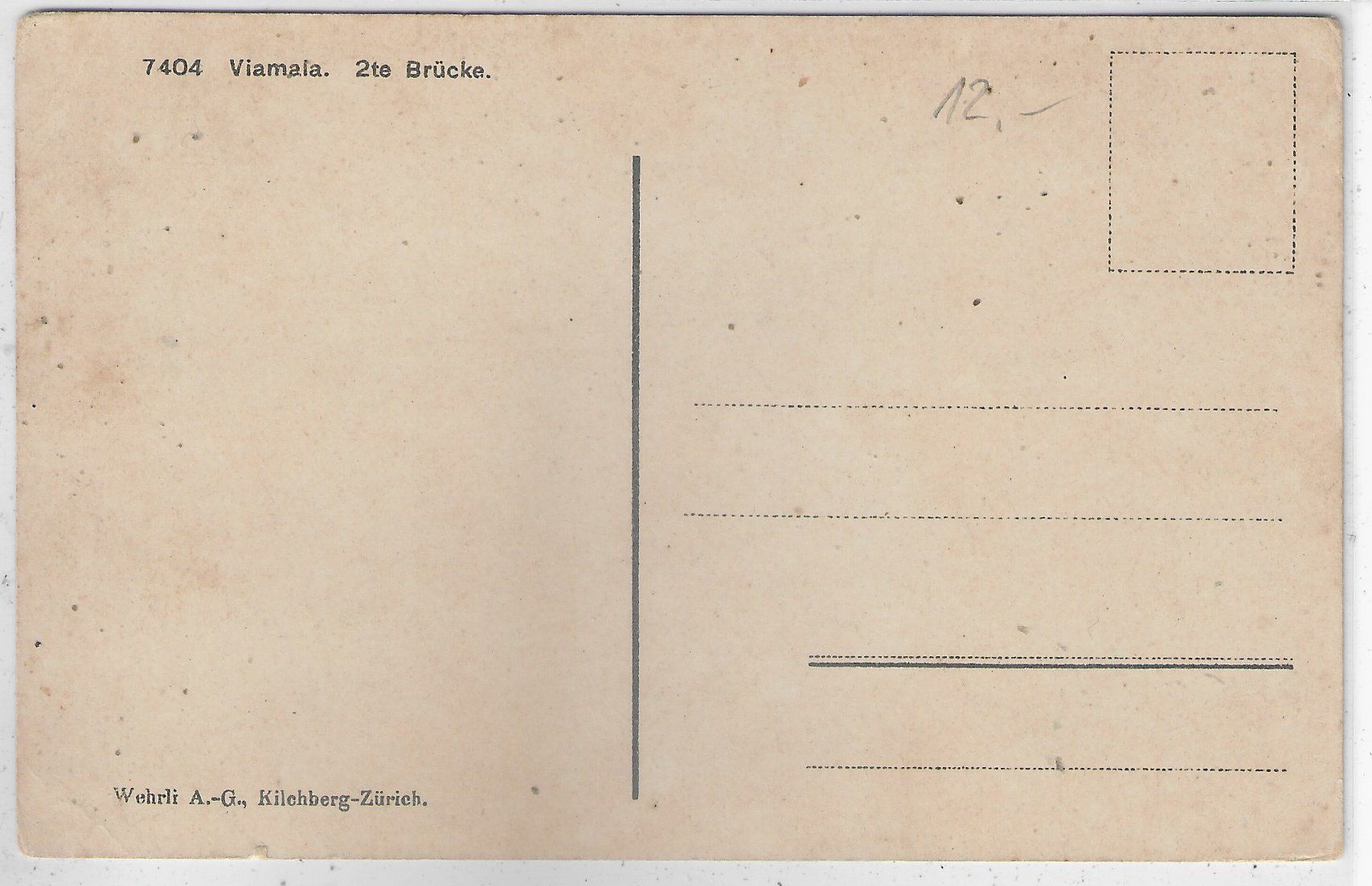 Cartoline postali: Viamala - 2te Brücke - Litho – Usato da Ettingen venduto da Kartenplanet 1