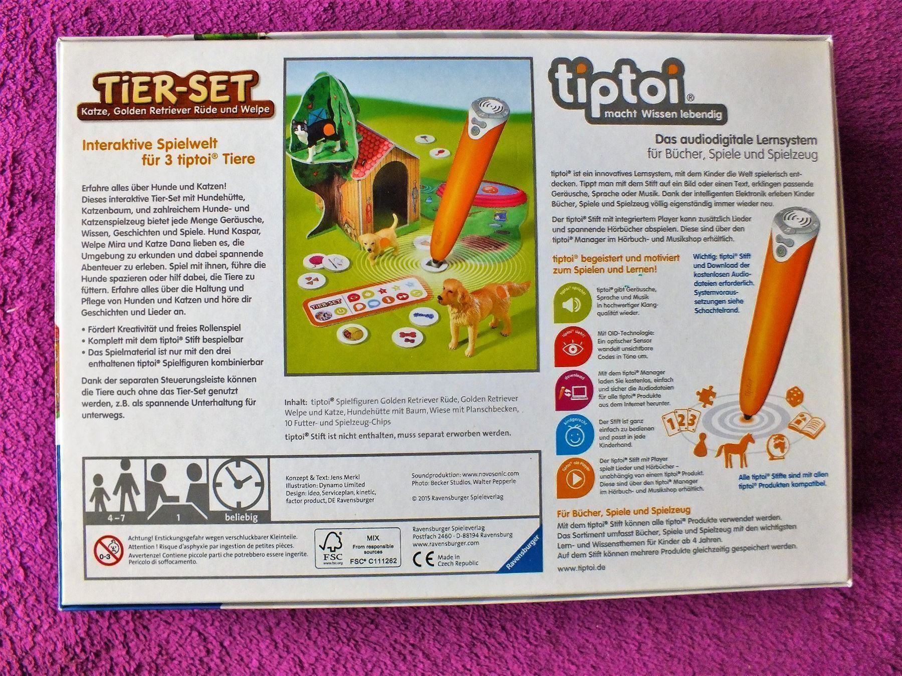 Ravensburger Jeux: tiptoi Tier Hunde Set - Golden Retriever – D'occasion à Müllheim Dorf par Seeeule01 9