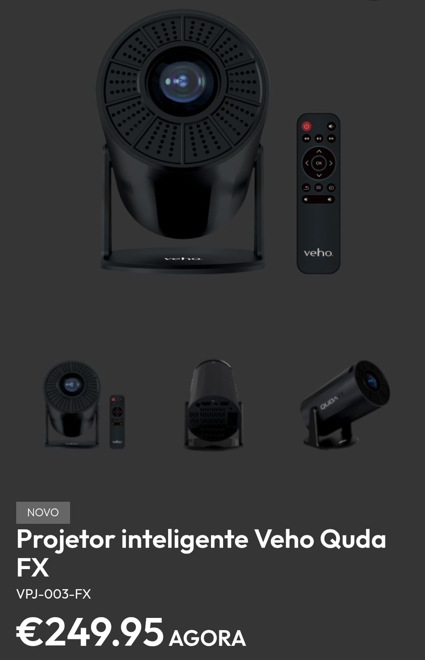 Vidéoprojecteurs: Proiettore Veho Quda FX Smart con accessori – Neuf (Voir description) à Altdorf UR par Adeleiro 8