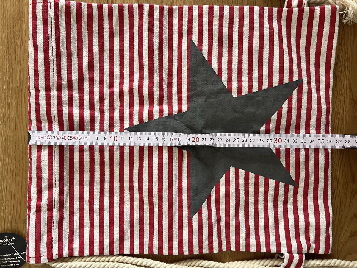Zaini: Summer Bag - Nautical Stripes - Red and White – Nuovo e nell'imballaggio originale da Zürich venduto da mit_npn7