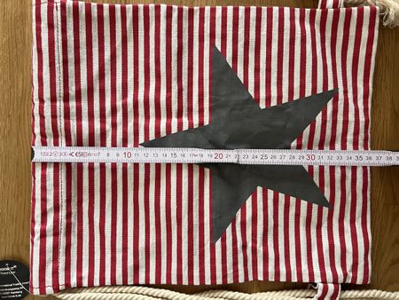 Summer Bag - Nautical Stripes - Red and White