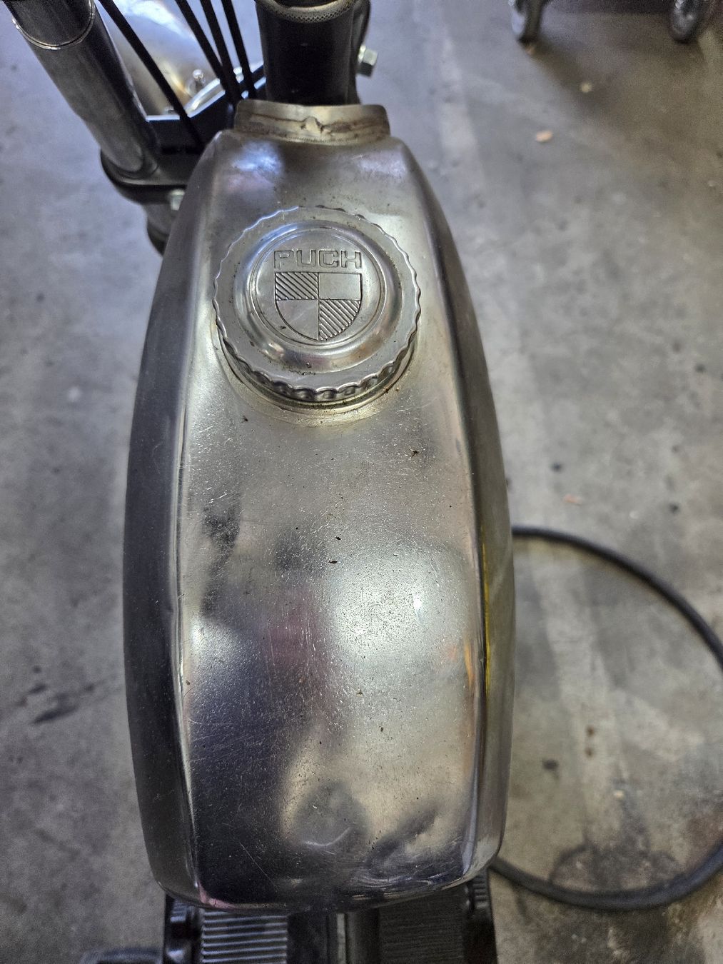 Puch Parti ricambio per ciclomotori: Puch X30 Sport Tank – Difettoso da Boswil venduto da oli_6ts9 5