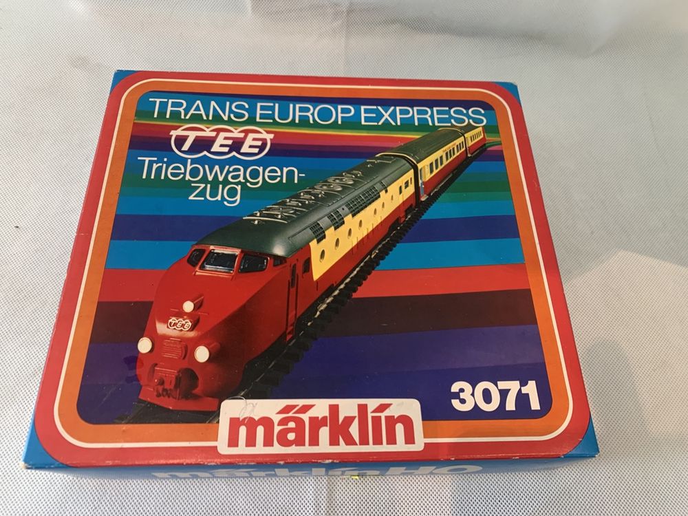 Train Trans Europ Express TEE - Marklin Réf 8370 - Modèle Réduit