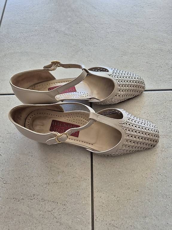 Scarpe da donna: Damen Schuh Gr. 38, beige – Nuovo (secondo la descrizione) da Anglikon venduto da wba8008