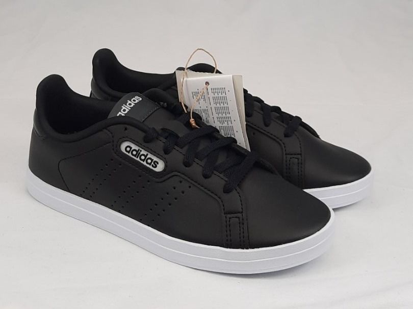 Adidas Damenschuhe: ADIDAS COURTPOINT BASE Black Sneaker Gr. 40 2/3 – Neu und originalverpackt aus Seuzach von VT-Collections1 2