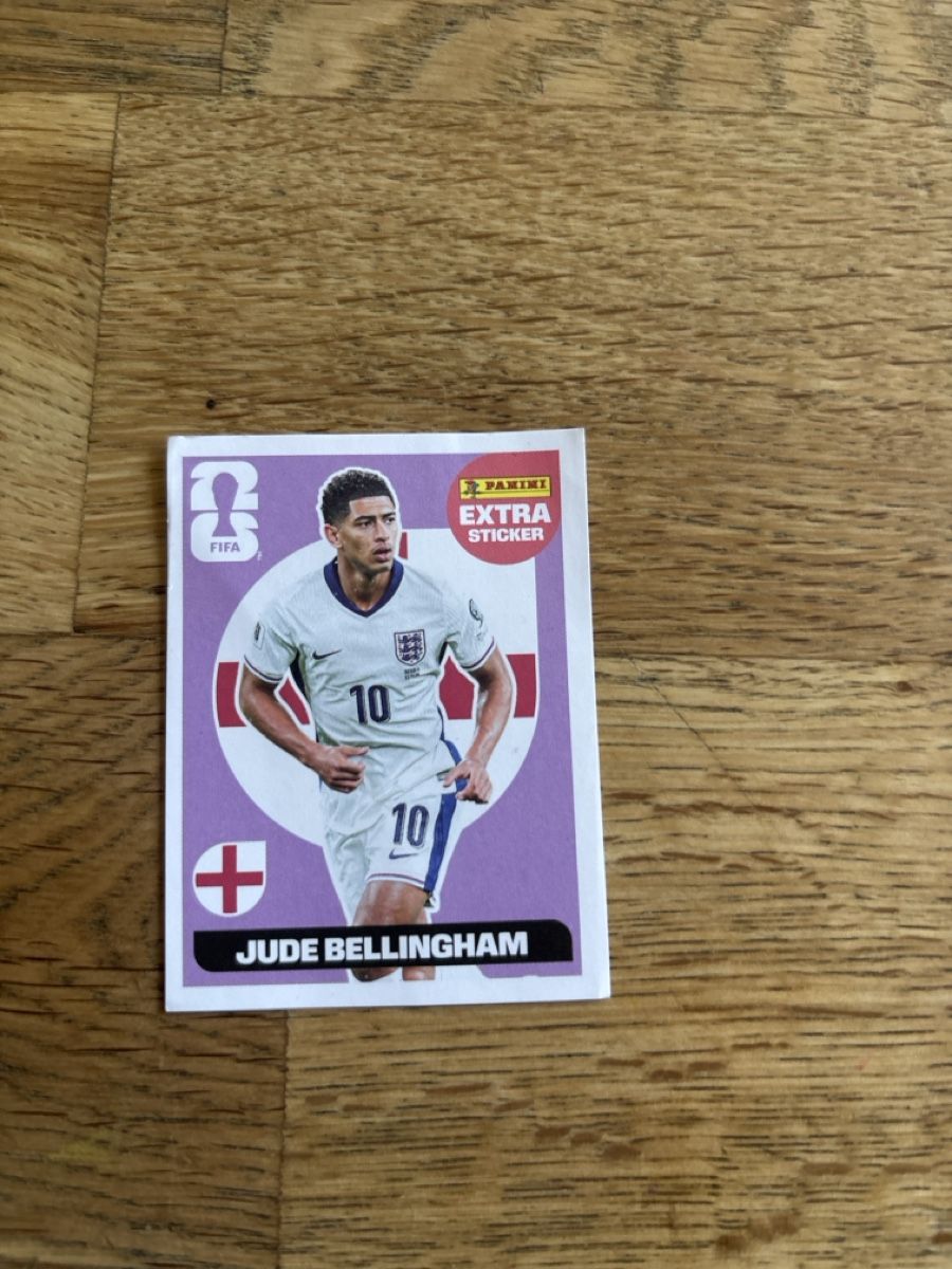 Panini Carte collezionabili: Jude bellingham extra sticker panini – Usato da Basel venduto da BellaTorres