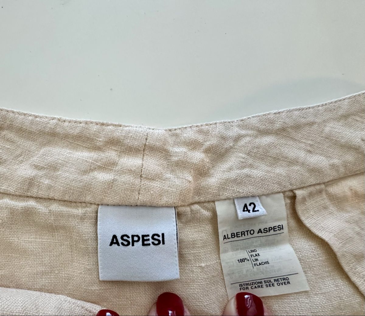 Aspesi Gonne: Alberto Aspesi Leinen Jupe – Usato da Zumikon venduto da calibru 4
