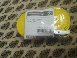 2 x Umreifungsgurt 3m lang 25mm breit 250kg Gurt