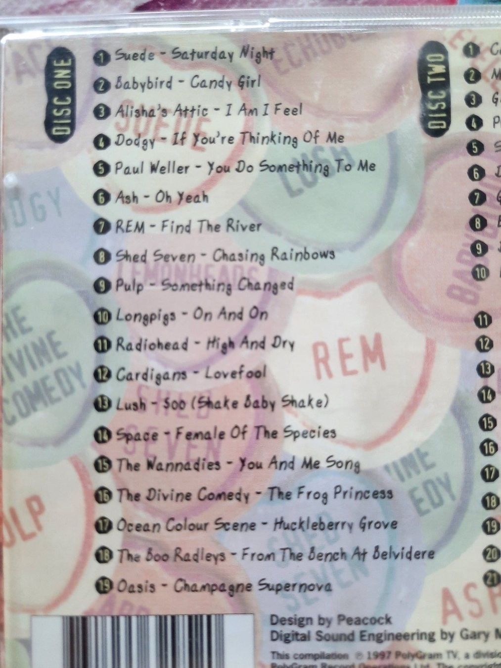 CDs: CD Crush - Compilation 2 Cds Rock - Wave - Brit – Gebraucht aus Pully von bro_n52j 2