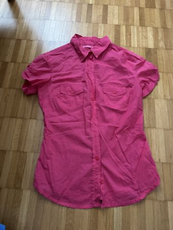Terranova Hemd, Pink, Gr. S, Kurzarm - Sommer Look!