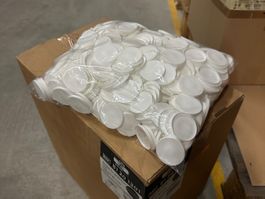 Deckel für Medikamenten-Becher, weiss
