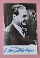 LG/ Original Autogramm Karte Karl Malden Film Schauspieler