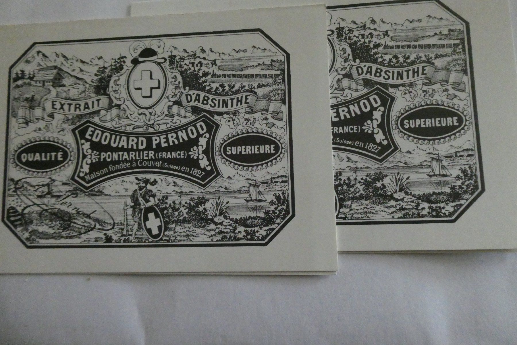 Spiritueux: cartes  Absinthe E.Pernod – D'occasion à Fontaines NE par monloisir 1