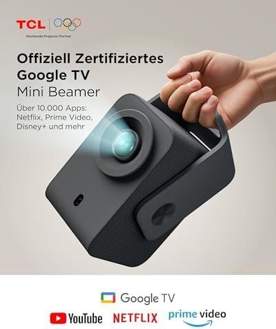 Videoprojektoren: C1 Smart Mini Beamer Integriertes Google TV System Netflix – Neu und originalverpackt aus Hundwil von pak_b5sl 1