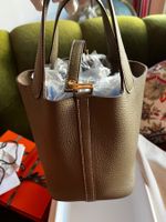 Hermes picotin 18 étoupe ghw
