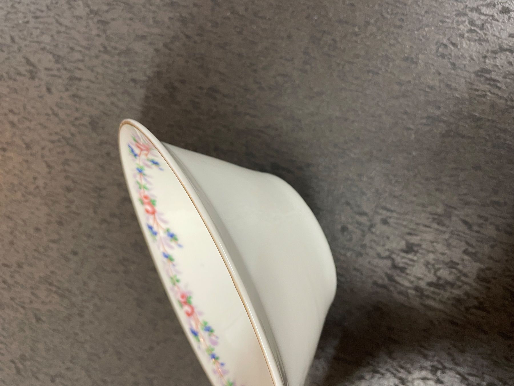 Ciotole: alte handbemalte Schale, Blumen 19 cm – Usato da Füllinsdorf venduto da bienli 5