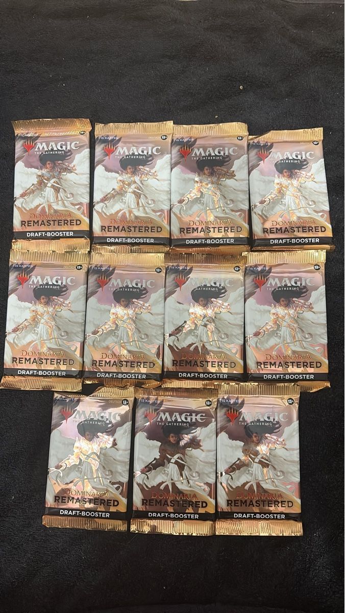 Magic The Gathering Carte collezionabili: 11 Magic Dominaria Remastered Draft Booster neu – Nuovo e nell'imballaggio originale da Emmenbrücke venduto da Dr.Stone