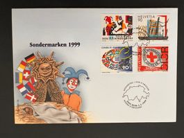 FDC Luxus 1999 Sondermarken Philswiss Spezialcouvert (R324)