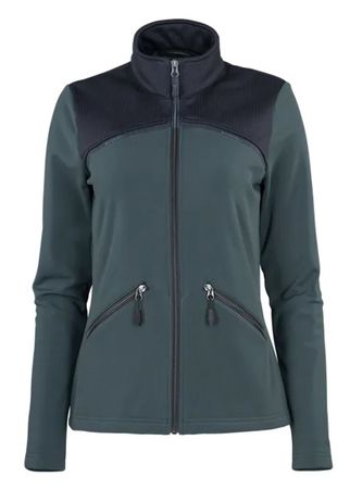 Neu! Damen Fleece Grösse XS/34 dunkelgrün Stöckli