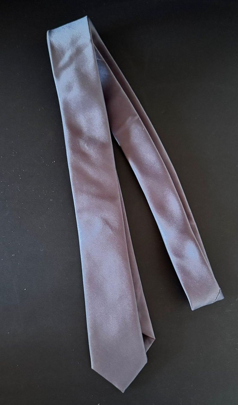 Cravatte: Polyester Krawatte Blau-Grau – Nuovo (secondo la descrizione) da Altdorf UR venduto da luk_2p75
