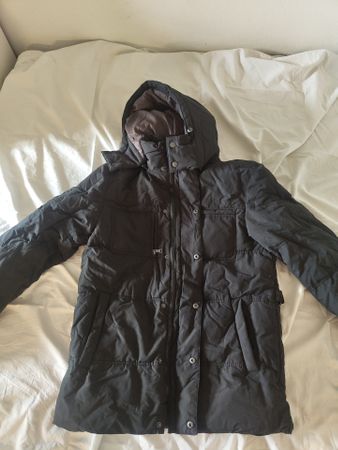 Winterjacke Navyboot schwarz mit Kapuze guter Zustand