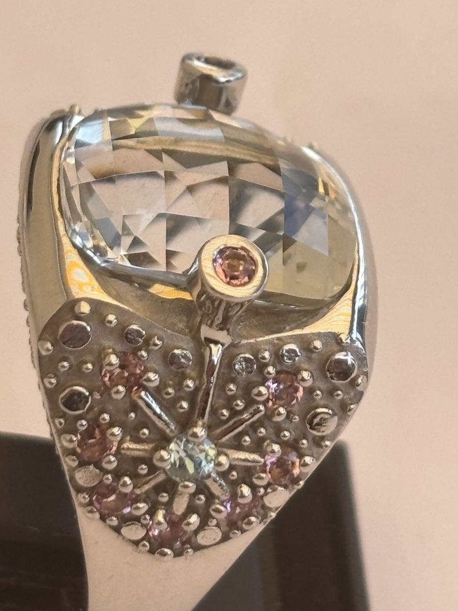 Anelli: Ring Silber 925 mit Topas und Zirkonia – Usato da Langnau am Albis venduto da flusspflege 2