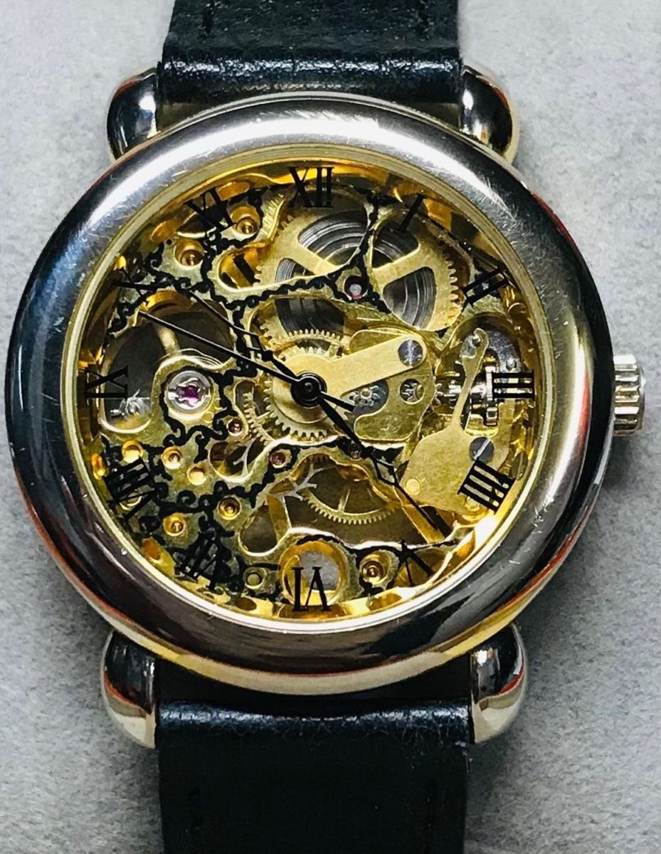 Orologi: Anonym Skelette Handaufzug Uhr – Usato da Untersiggenthal venduto da TimeandShine 1