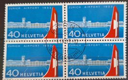 Nr. 313 Einweihung Flughafen Zürich Kat. 85.-
