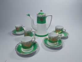 Vintage Porzellan Tee / Mokka Set von Noritake made in Japan