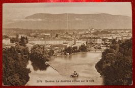 Genève. La Jonction et vue sur la ville 1924