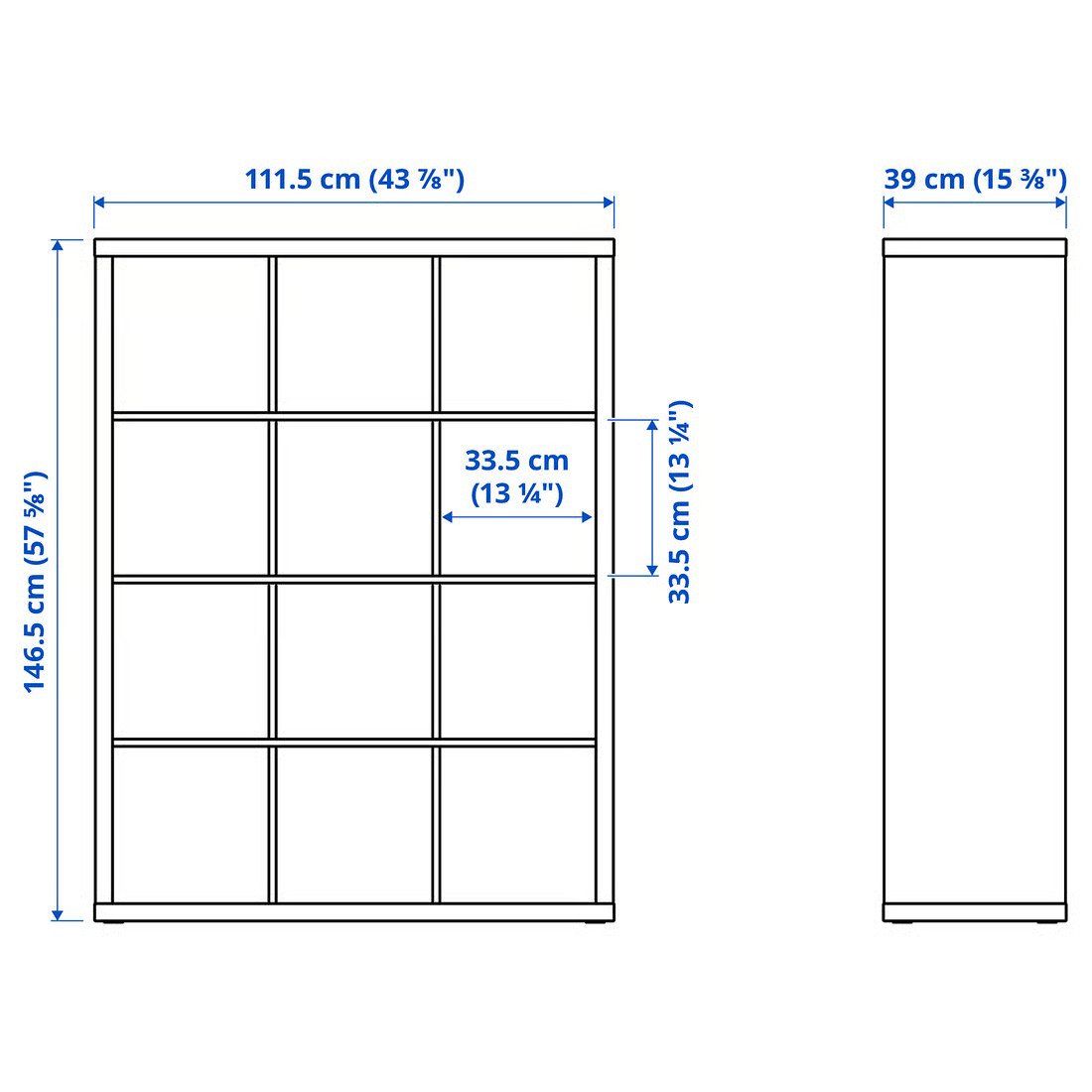 Ikea Scaffali: IKEA Kallax Regal 4 x 3 – Usato da Fislisbach venduto da and_zg6c 2