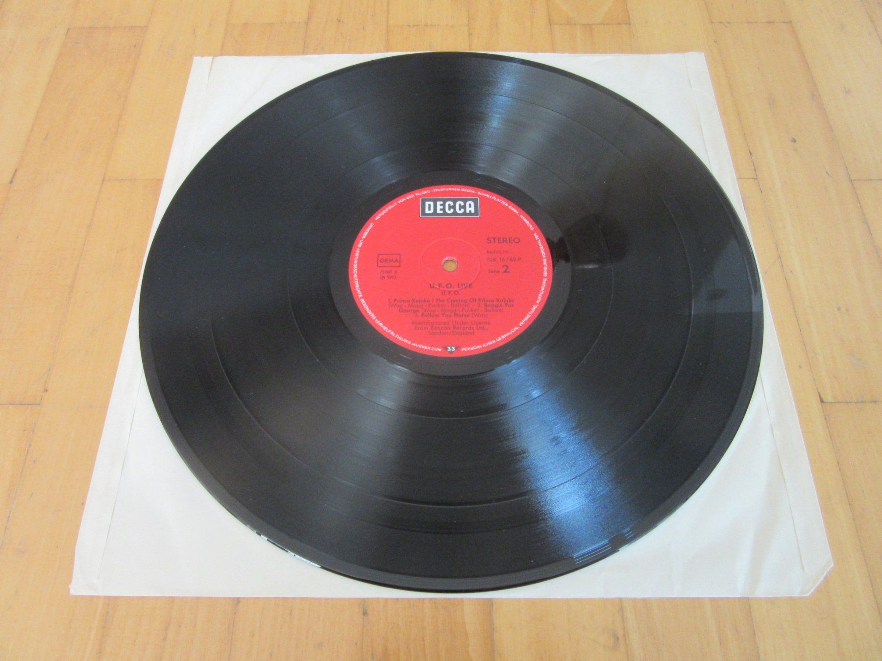 Dischi in vinile: Langspielplatte "UFO" - LIVE – Usato da Degersheim venduto da Tforelle 5