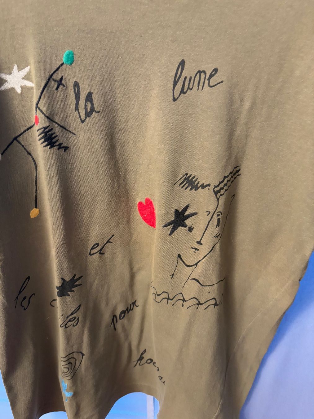 T-shirt: T-shirt Kookaï kaki brodé T.S – Original & tendance – Usato da Lausanne venduto da ine_6c2m 1