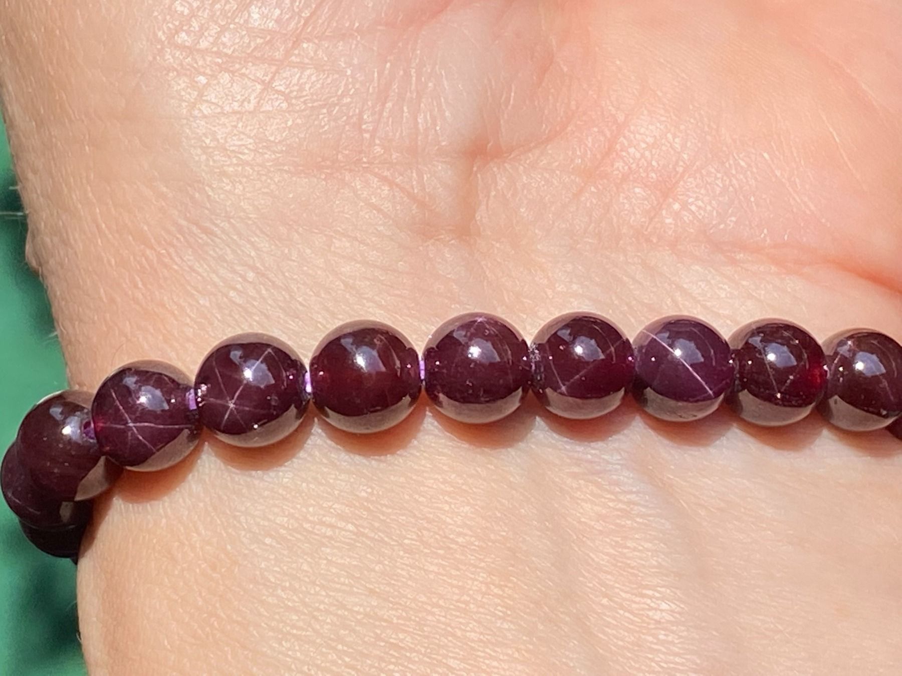 Armbänder & -reifen: Armband mit echten Stern Granat – Neu und originalverpackt aus Matten b. Interlaken von kero71 3