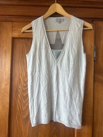 Top sans manches Marie-Sixtine étoile gris M