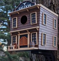 Vogelhaus Saloon  Western-Häuschen aus dem 3D-Druck