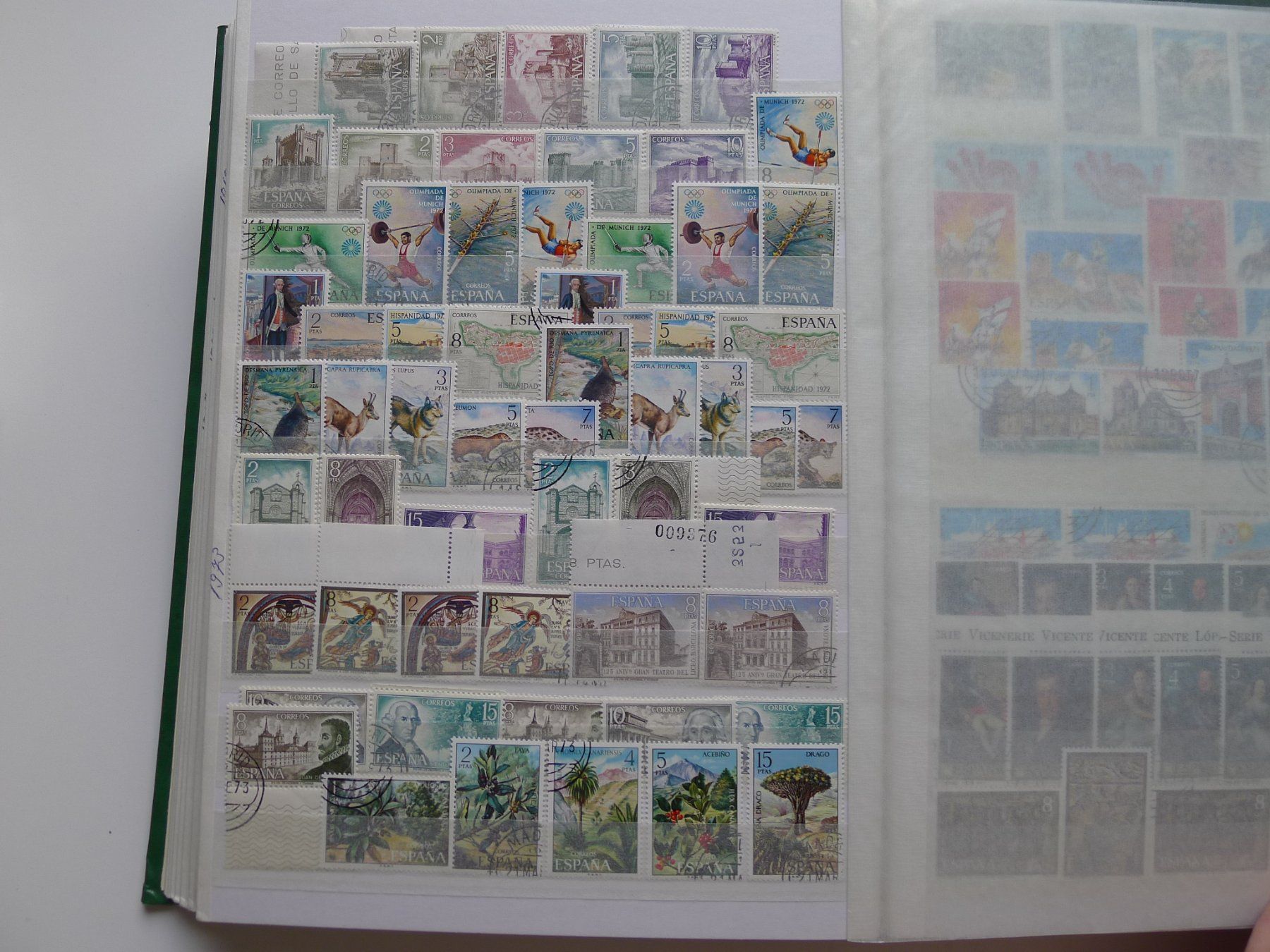 Tutti i francobolli: 2 Alben mit Briefmarken von Spanien 95 Bilder – Usato da Dagmersellen venduto da q1w2e3r4 6