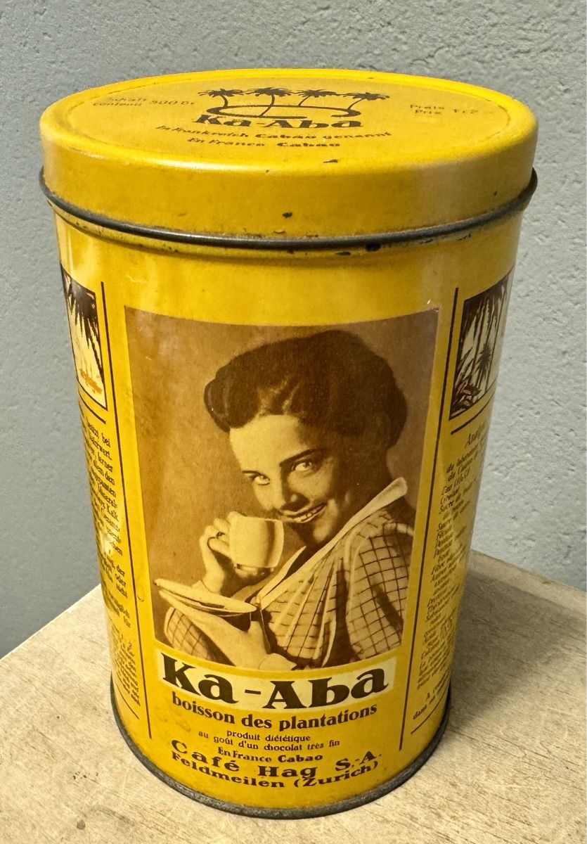 Dosen: Alte Blechdose Ka-Aba Kakao von Kaffee HAG – Gebraucht aus Rothrist von Luckywinner