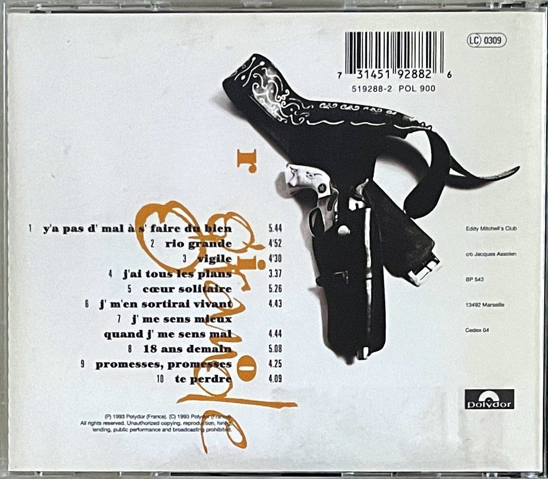 CDs: Eddy Mitchell 2 CD's - Rio Grande & Mr Eddy – D'occasion à Savagnier par Ne2065 1