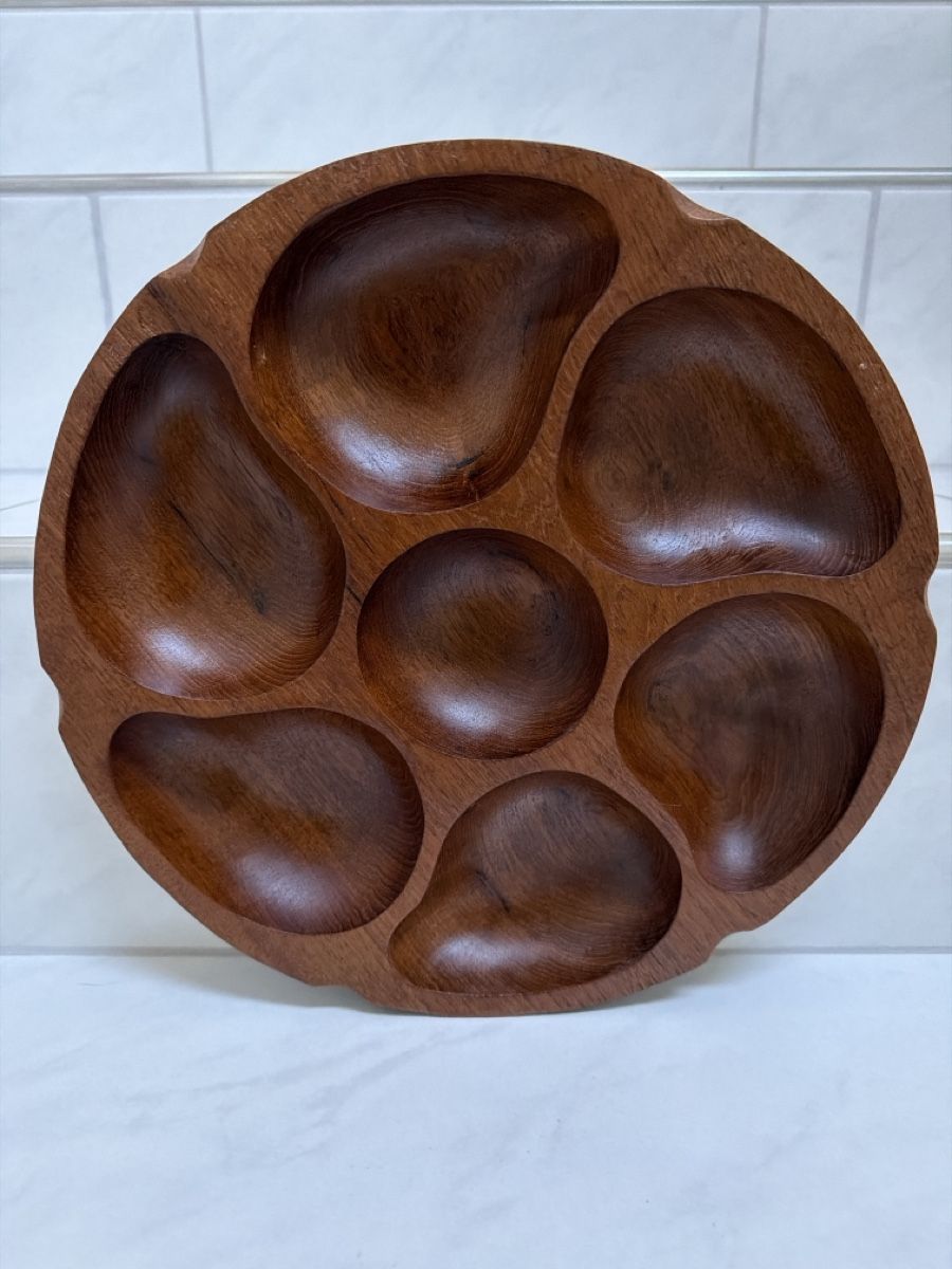 Piatti di portata: Holzschale Vintage, Teakholz. – Usato da Biberist venduto da Momo33 1